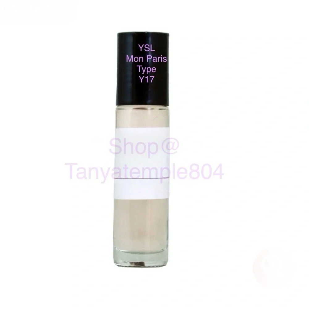 Mon Paris (W) Type 1/3 Glass Roll-On bottle. Carry Size For Personal Use